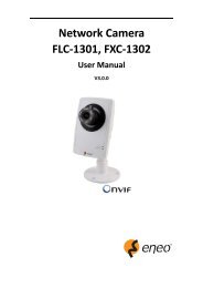 Network Camera FLC-1301, FXC-1302 - Eneo