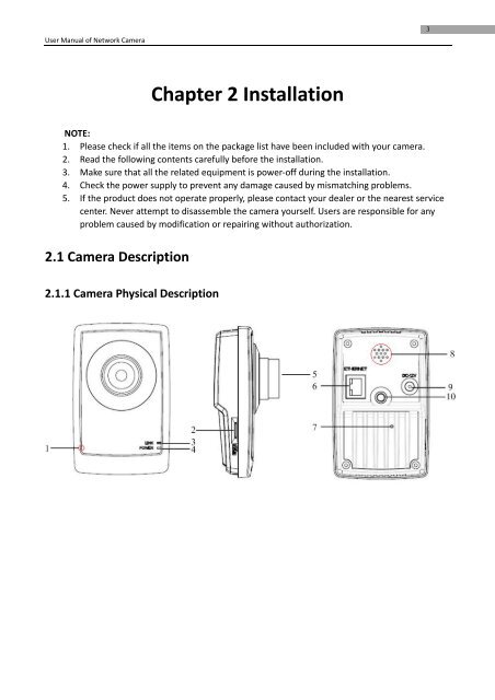 Network Camera FLC-1301, FXC-1302 - Eneo