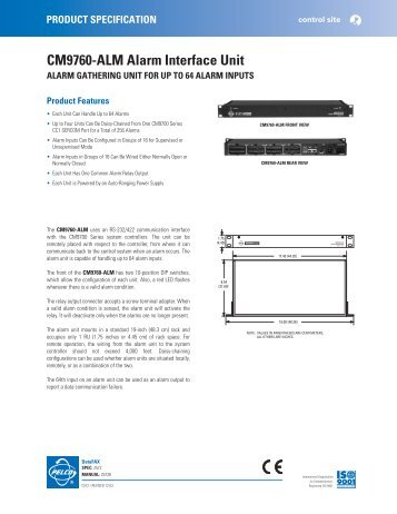 CM9760-ALM Alarm Interface Unit