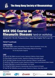 2012 MSK USG course.pdf - The Hong Kong Society of Rheumatology