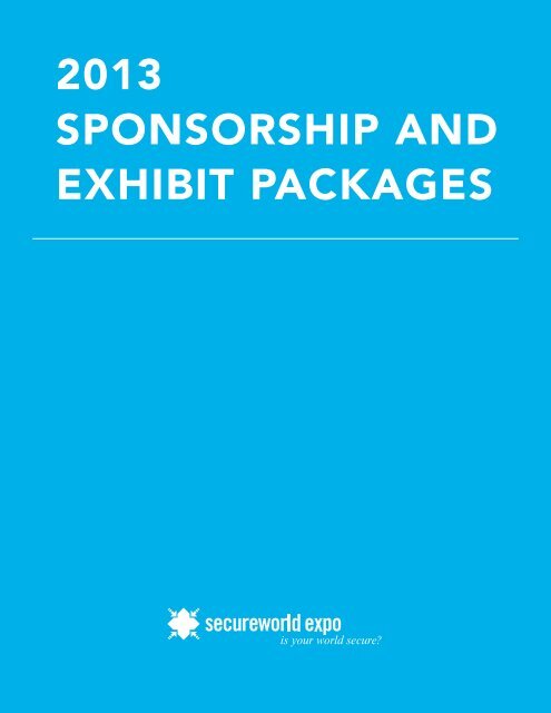 download sponsorship packages - SecureWorld