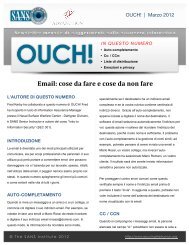 Email: cose da fare e cose da non fare - Securing The Human