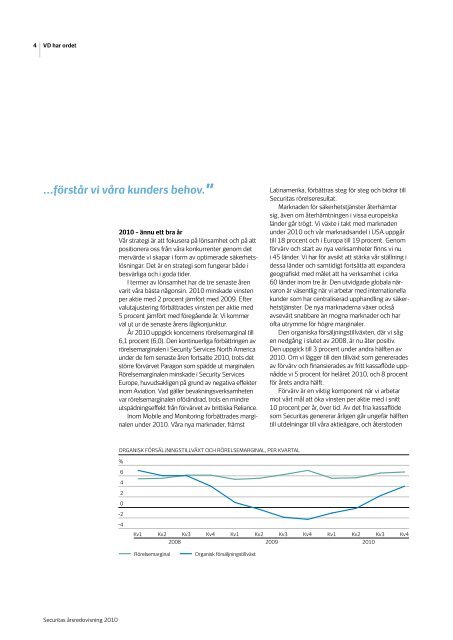 Ãrsredovisning 2010 - Securitas