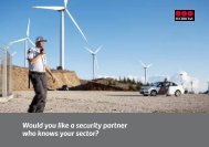 Would you like a security partner who knows your sector? - Securitas