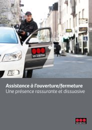 Assistance Ã  l'ouverture/fermeture Une prÃ©sence ... - Securitas