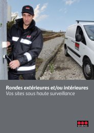 Rondes extÃ©rieures et/ou intÃ©rieures Vos sites sous ... - Securitas