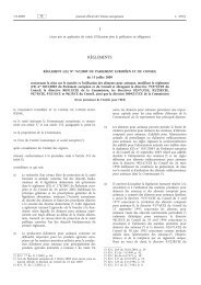 Règlement (CE) no 767/2009 du Parlement européen et ... - EUR-Lex