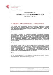 Dossier Type - Sécurité alimentaire