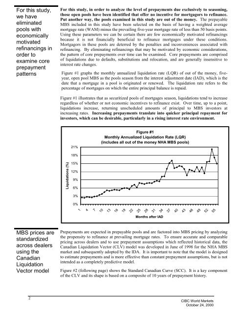 Prepayable NHA MBS - Securitization.Net