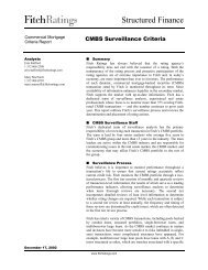 CMBS Surveillance Criteria - Securitization.Net