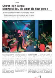 Big Bands - Churer Magazin