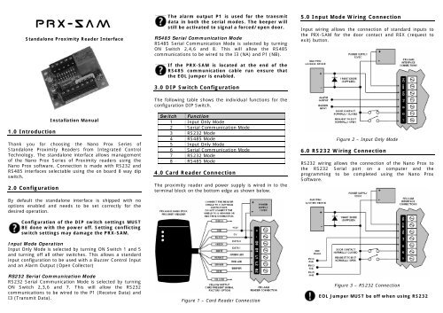 Prx Sam Standalone Interface Installer Manual Security Help Desk