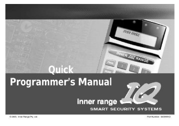 IQ Quick Programming Guide V2.604