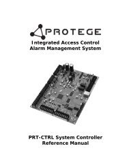 PRT CTRL Integrated Controller Reference Manual