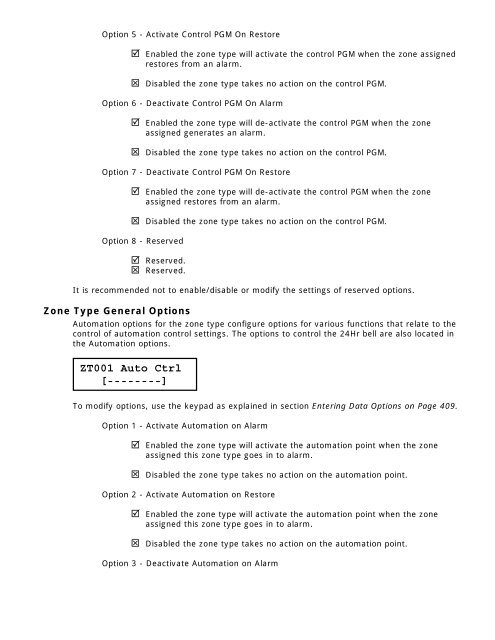 PRT CTRL Integrated Controller Reference Manual