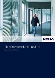 FlÃ¼geltÃ¼rantrieb FDC und F4 - secusuisse