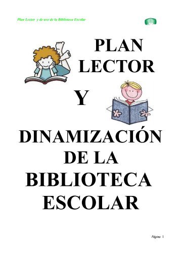 plan lector y dinamizaciÃ³n de la biblioteca escolar