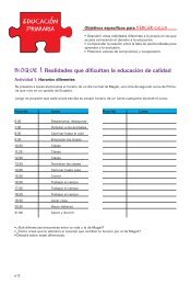 Actividades para el Tercer Ciclo de Primaria