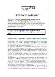 revista âel kar@.kolâ - Instituto Nacional de TecnologÃ­as Educativas y ...