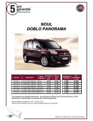 CLICK AICI pentru fisa noului FIAT Doblo Panorama - 24auto