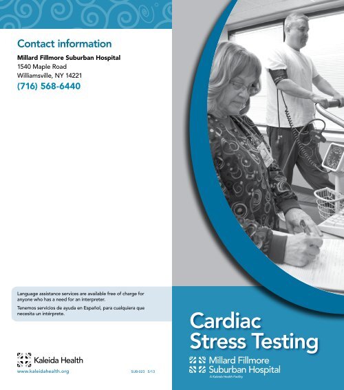 Download stress testing brochure - Kaleida Health