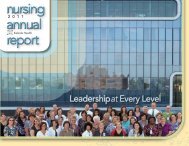 2011 Nursing Annual Report - Kaleida Health
