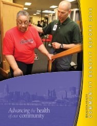 Community Benefit Report 2010 - Kaleida Health