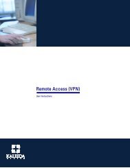 Remote Access (VPN) - Kaleida Health