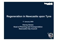 Regeneration in Newcastle upon Tyne - School of Environment and ...