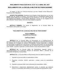 reglamento de la escuela militar de paracaidismo - SecretarÃ­a de la ...