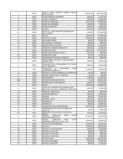 direcciÃ³n general de fabricas de vestuario y equipo.