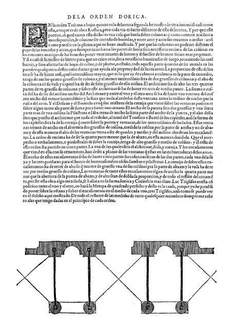 Tercero y Cuarto Libro de Architectura de Sebastia Serlio ... - Cehopu