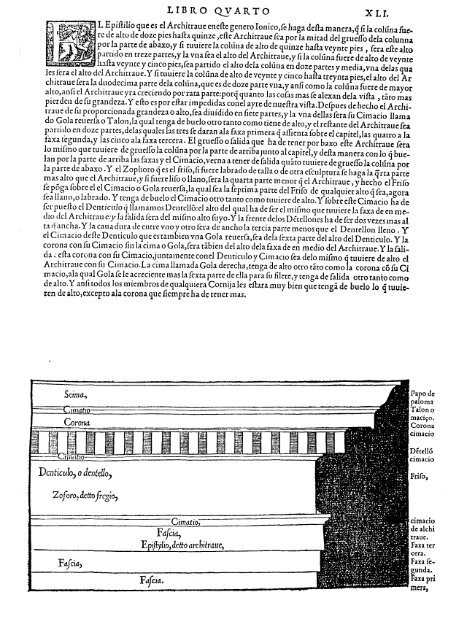 Tercero y Cuarto Libro de Architectura de Sebastia Serlio ... - Cehopu