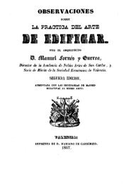 Observaciones sobre la Practica del Arte de Edificar. 2Âª ... - Cehopu