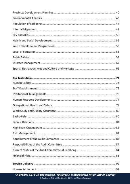 Chapter 1 - Sedibeng District Municipality