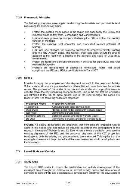 Chapter 11 - Sedibeng District Municipality