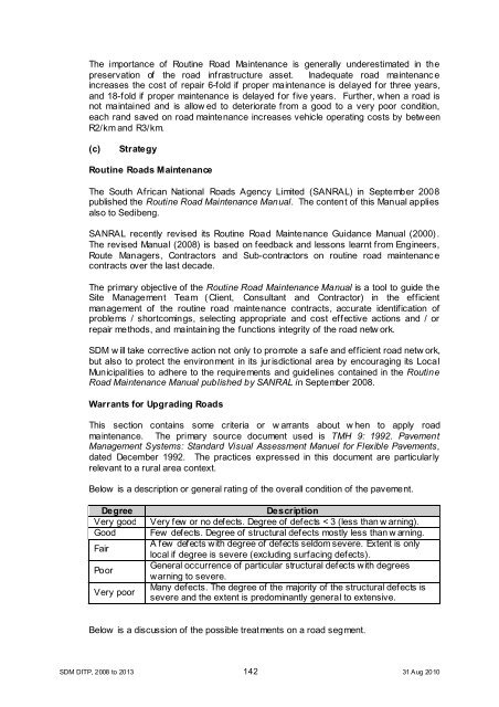 Chapter 11 - Sedibeng District Municipality