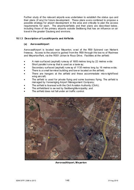 Chapter 11 - Sedibeng District Municipality