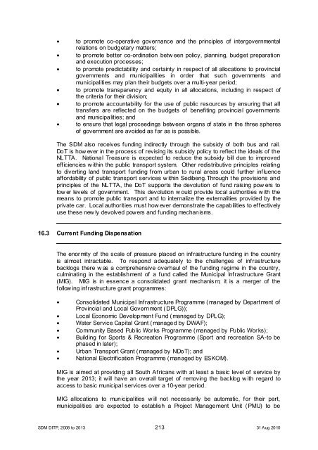 Chapter 11 - Sedibeng District Municipality