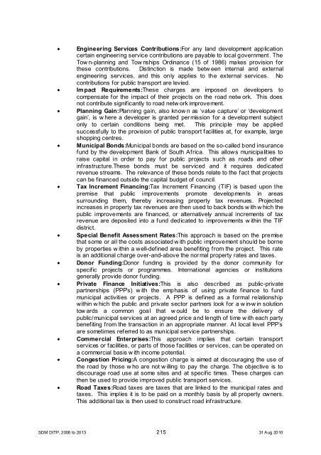 Chapter 11 - Sedibeng District Municipality