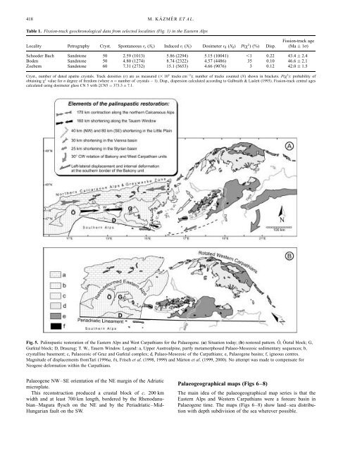 The Palaeogene forearc basin of the Eastern Alps and Western ...