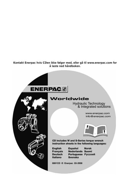 Hydraulic Technology Worldwide - Enerpac