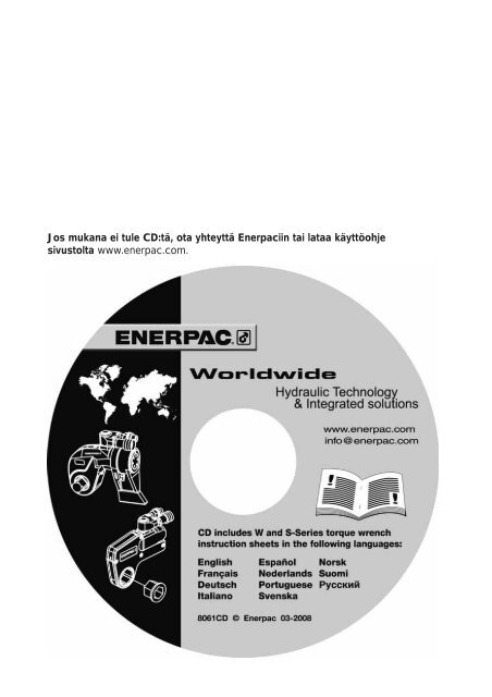 Hydraulic Technology Worldwide - Enerpac