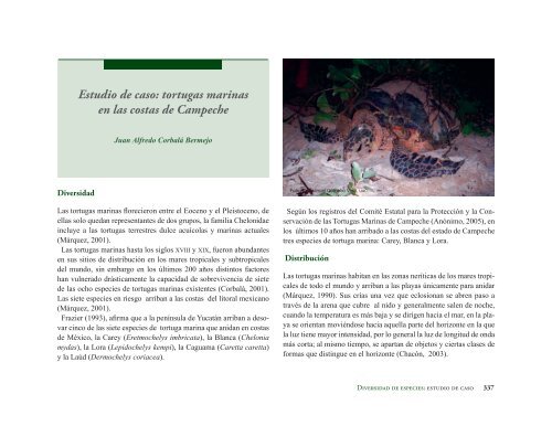 La Biodiversidad en Campeche Estudio de Estado