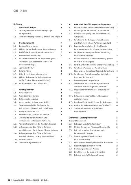 GRI-Bericht 2012 (pdf) - Sedus
