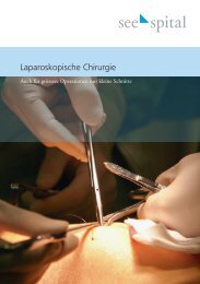 Folder Laparoskopische Viszeralchirurgie - See-Spital