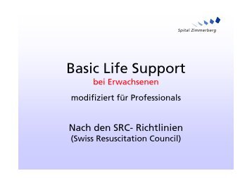 Zimmerbergsymposium Basic Life Support - See-Spital