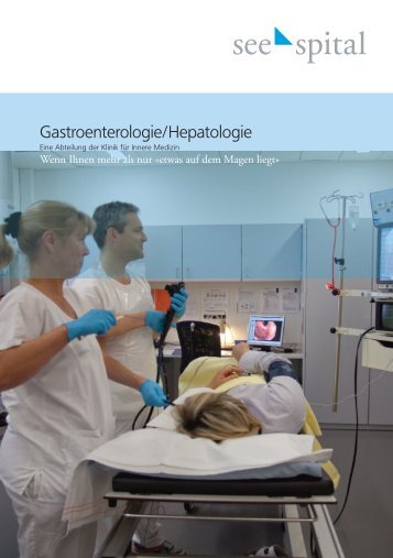 Folder Gastroenterologie/Hepatologie - See-Spital