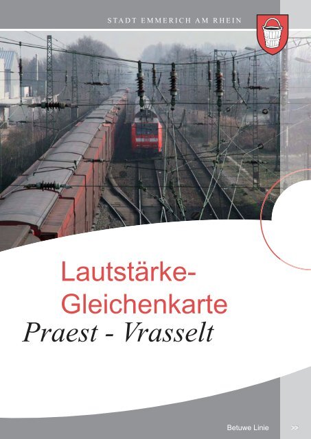 Lautstärkegleichenkarte Praest bis Vrasselt - Emmerich