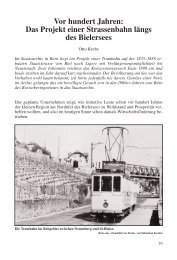 Vor hundert Jahren: Das Projekt einer Strassenbahn ... - Seebutz.ch
